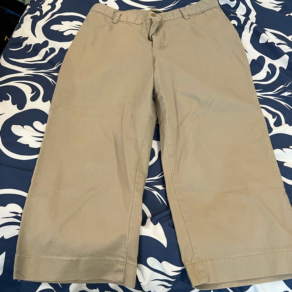 Riders Stretch 14P Khaki Capri’s